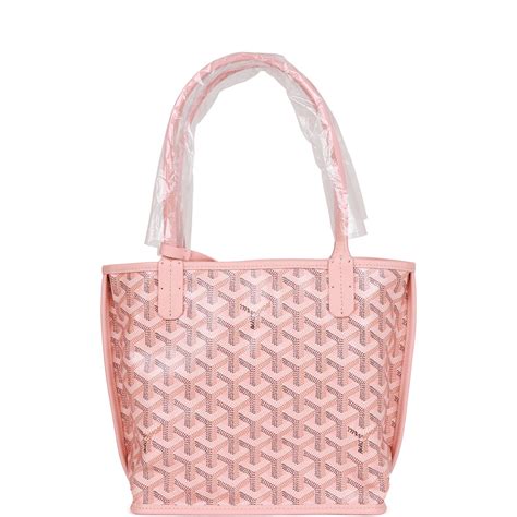 goyard pink mini anjou|goyard anjou mini tote bag.